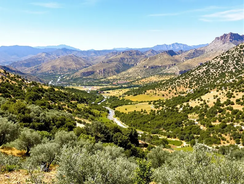 Panorámica de los paisajes del Valle de Ricote