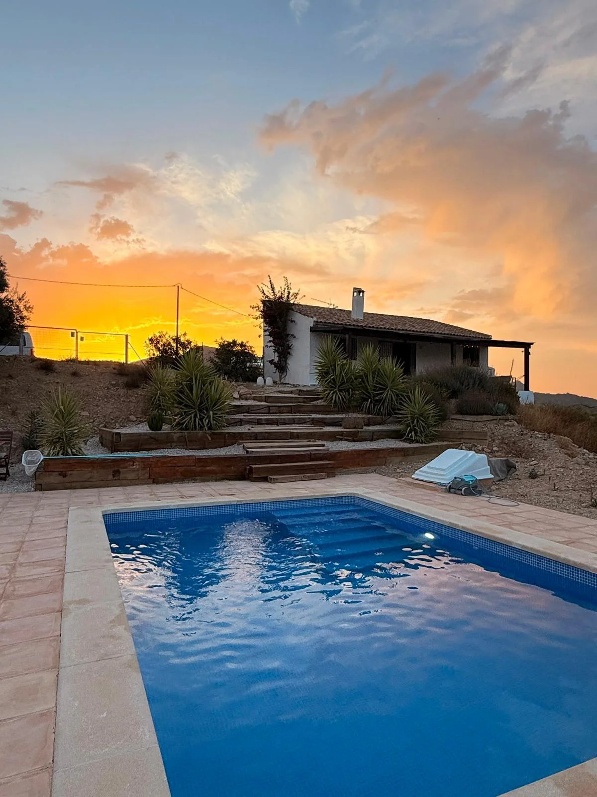 Piscina privada exclusiva en Casa La Nena